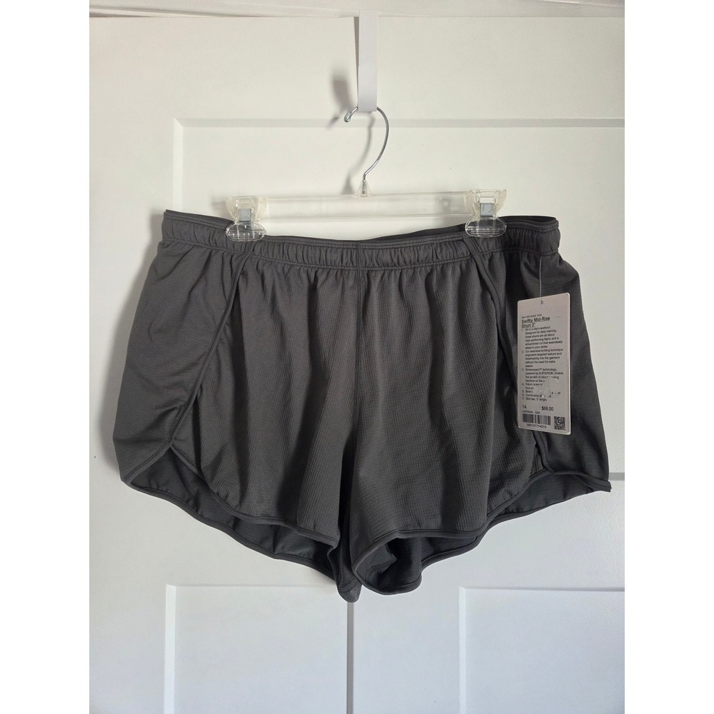 Lululemon Swiftly Mid-Rise Short 3 Athletic Running Shorts Size 14
